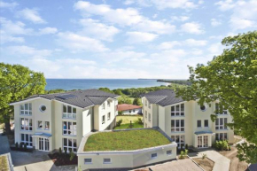 mit Meerblick und Balkon, gratis Nutzung vom AHOI Erlebnisbad und Sauna in Sellin - Meeresblick FeWo 70 in Göhren